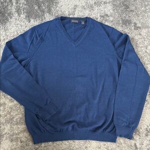 Men's Van Heusen Blue V-Neck Sweater